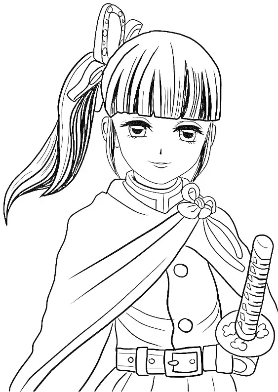 Demon Slayer para Colorir 72