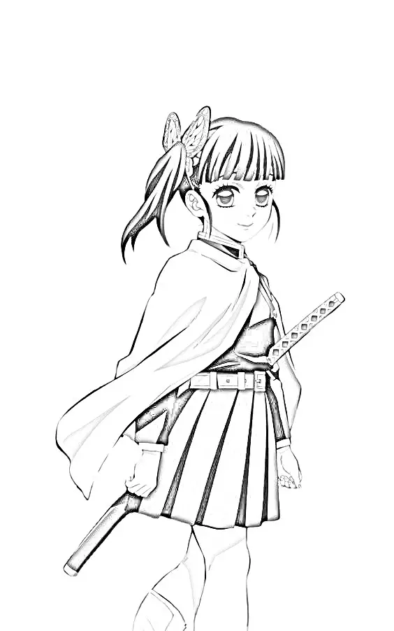 Demon Slayer para Colorir 80