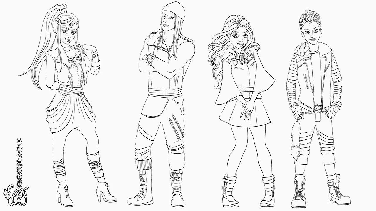 Descendants Para Colorear 26