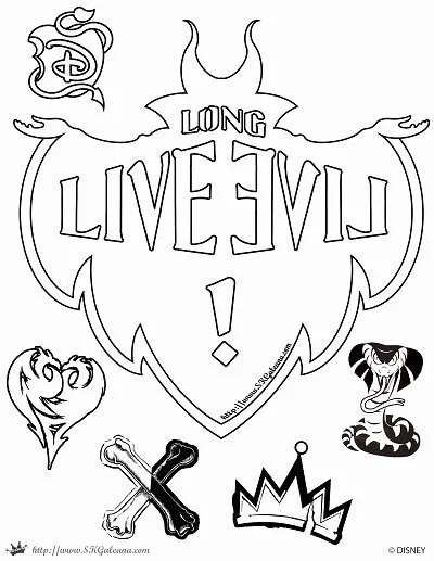 Descendants Para Colorear 30