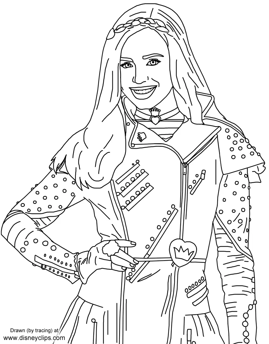 Descendants Para Colorear 6
