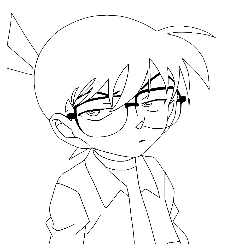 Detective Conan Coloring Pages 14
