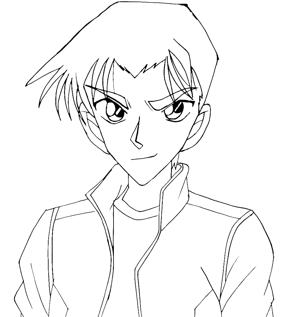 Detective Conan Coloring Pages 24