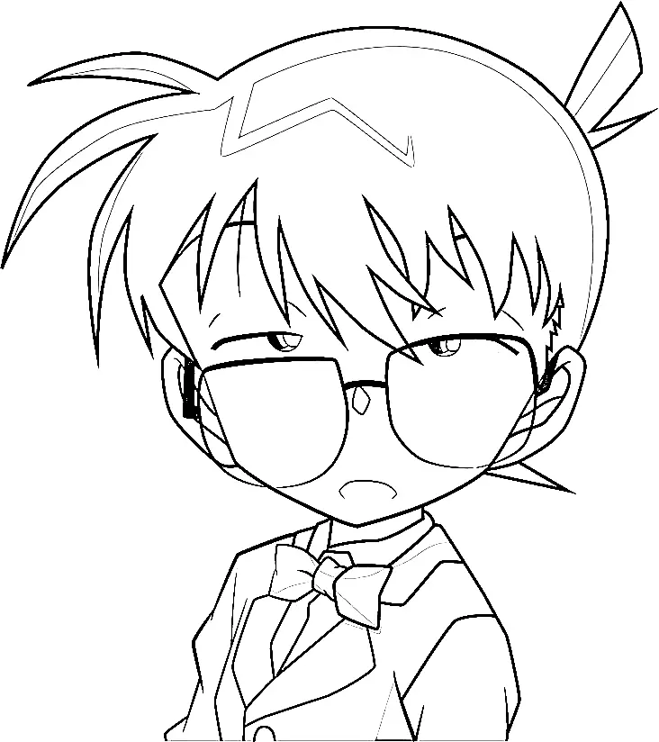 Detective Conan Coloring Pages 36