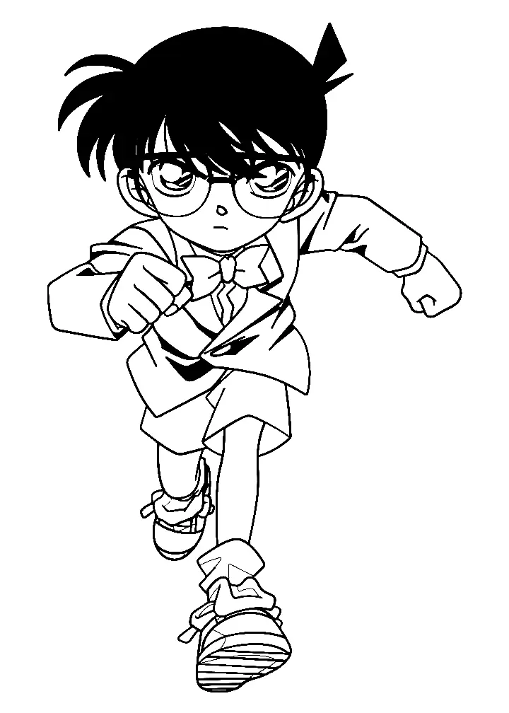 Detective Conan Coloring Pages 4