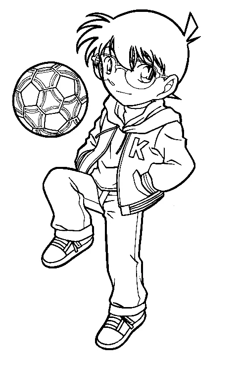 Detective Conan Coloring Pages 5