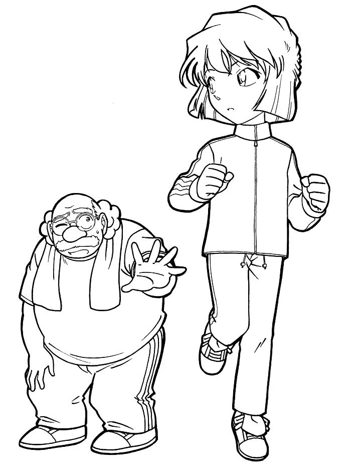 Detective Conan Coloring Pages 50