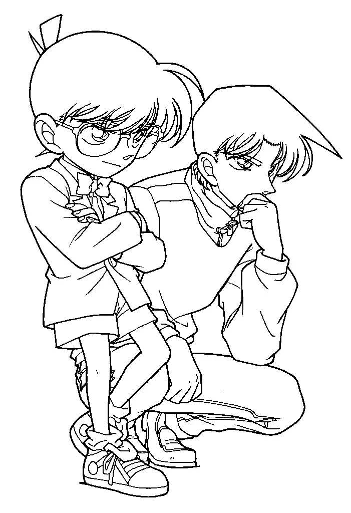 Detective Conan Coloring Pages 51