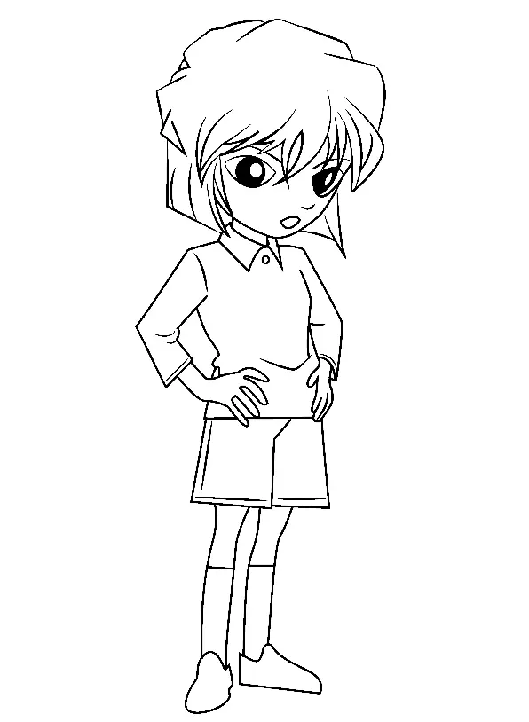 Detective Conan Coloring Pages 8