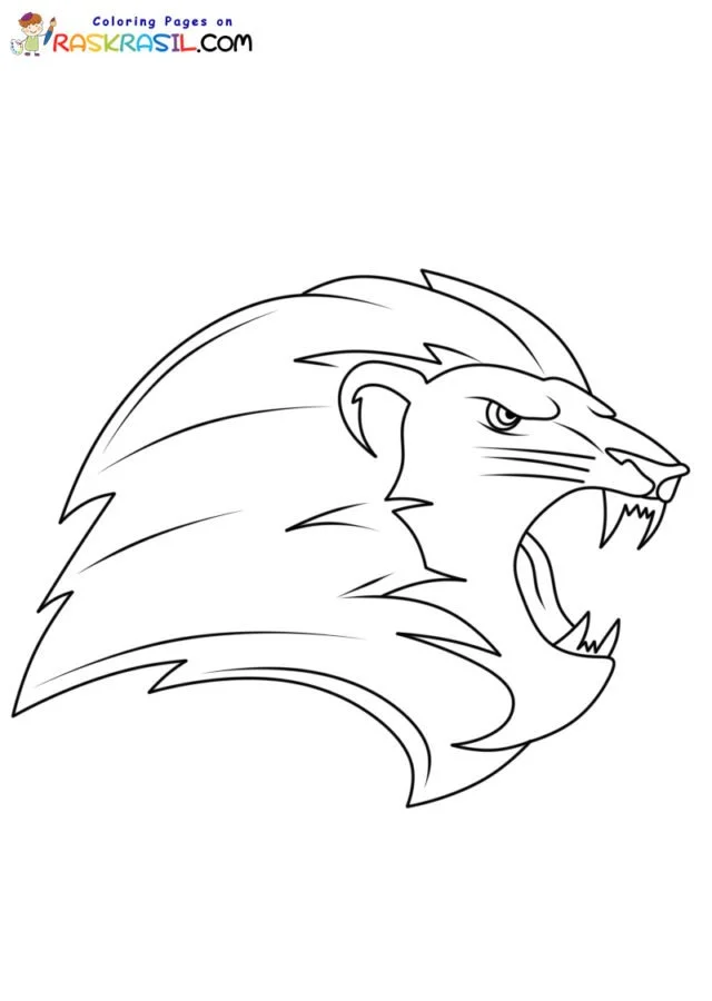 Detroit Lions Coloring Pages 8