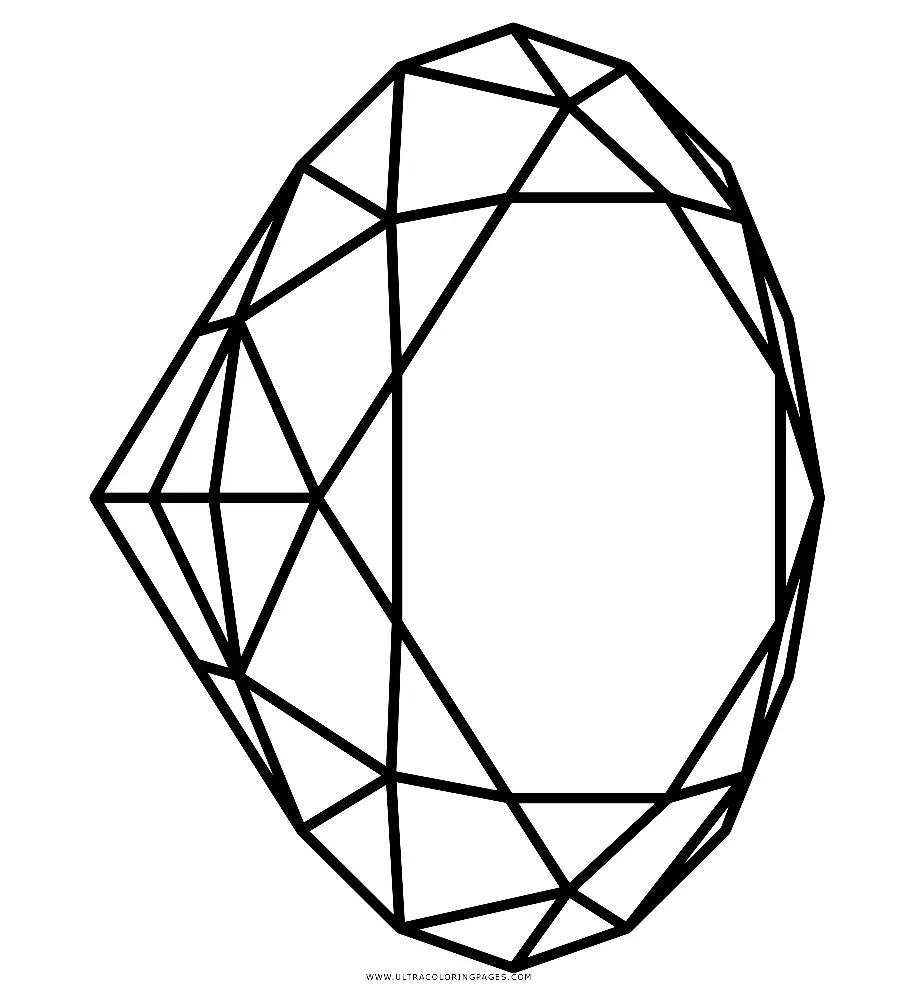 Desenhos de Diamante Para Colorir 25