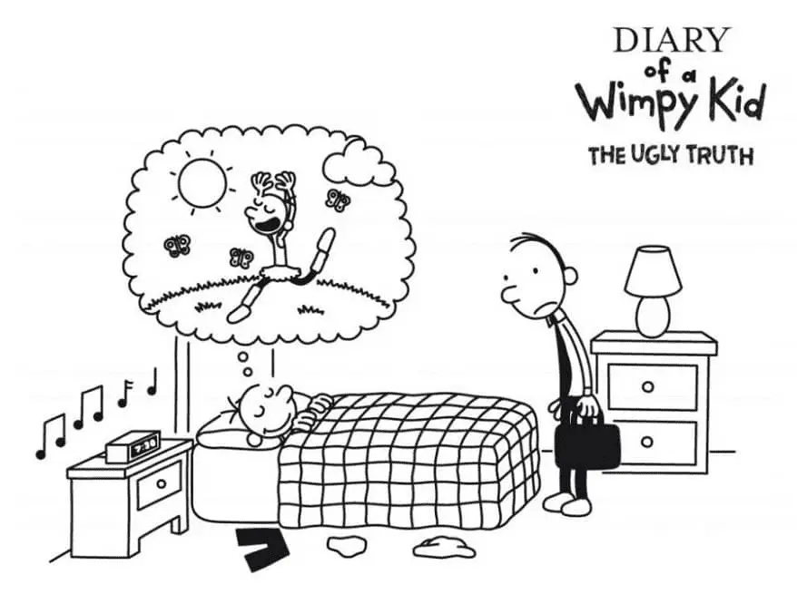 Diary Of A Wimpy Kid Coloring Pages 11