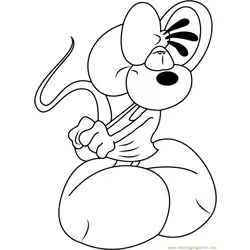 Diddlina para Colorear 1