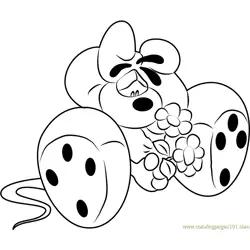 Diddlina para Colorear 10