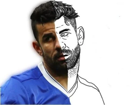 Diego Costa Coloring Pages