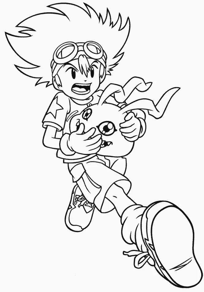 Digimon Coloring Pages 52