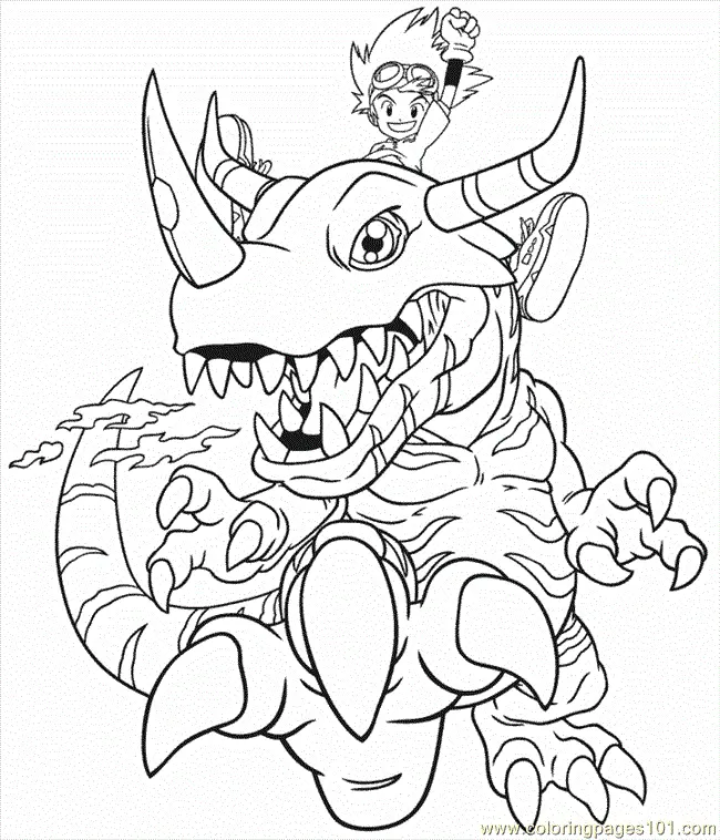 Digimon Ausmalbilder 7