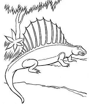 Dimetrodon Coloring Pages