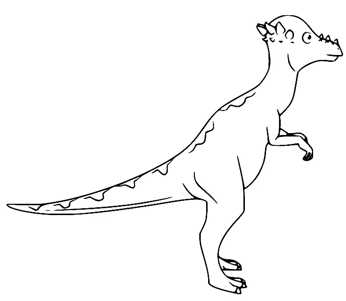 Tren Dinosaurios Para Colorear 17