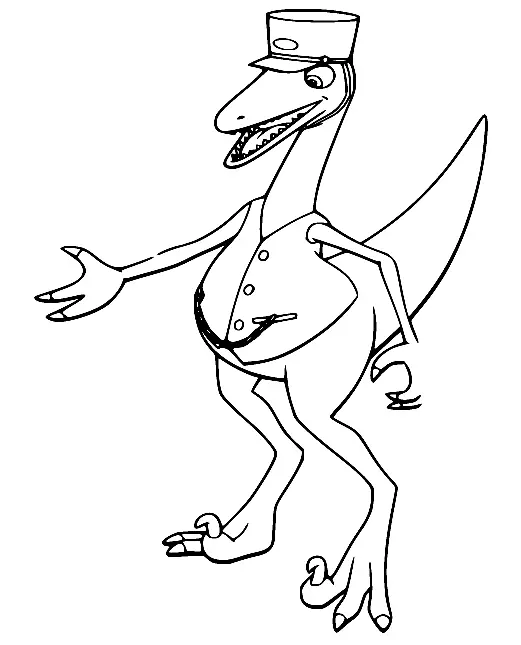 Dinosaur Train Coloring Pages 31