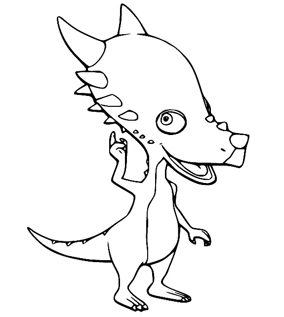 Tren Dinosaurios Para Colorear 36