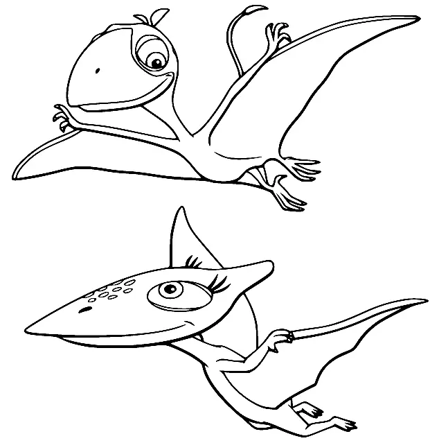 Dinosaur Train Coloring Pages 38