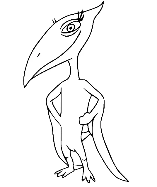 Tren Dinosaurios Para Colorear 41