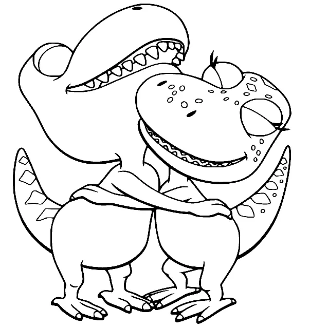 Dinosaur Train Coloring Pages 42