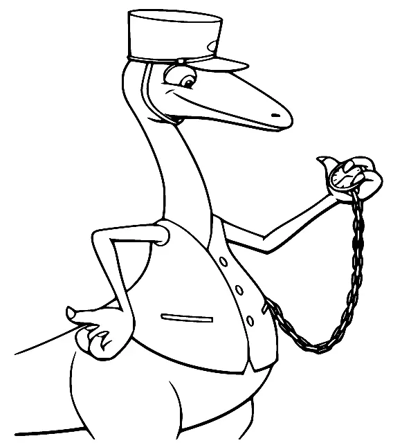 Dinosaurierzug Ausmalbilder 45