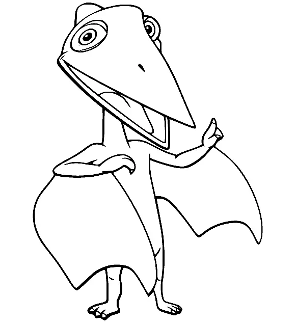 Tren Dinosaurios Para Colorear 48