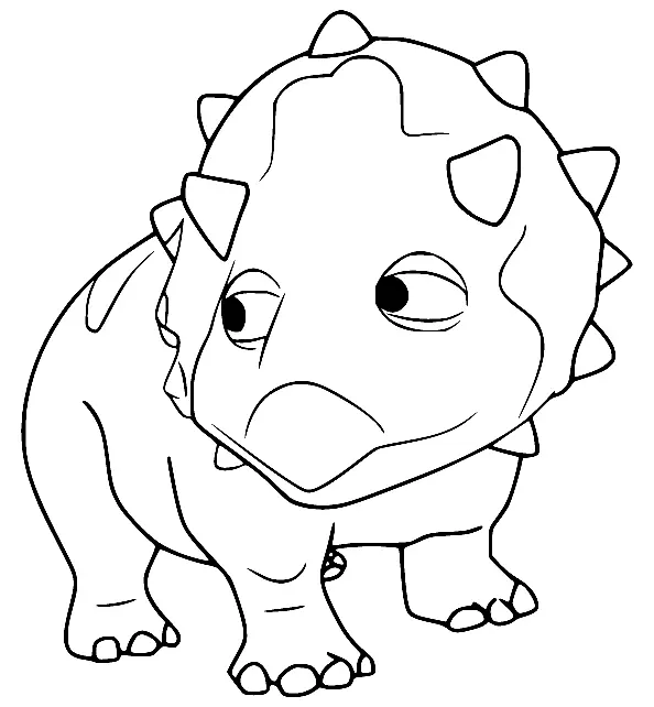 Tren Dinosaurios Para Colorear 54