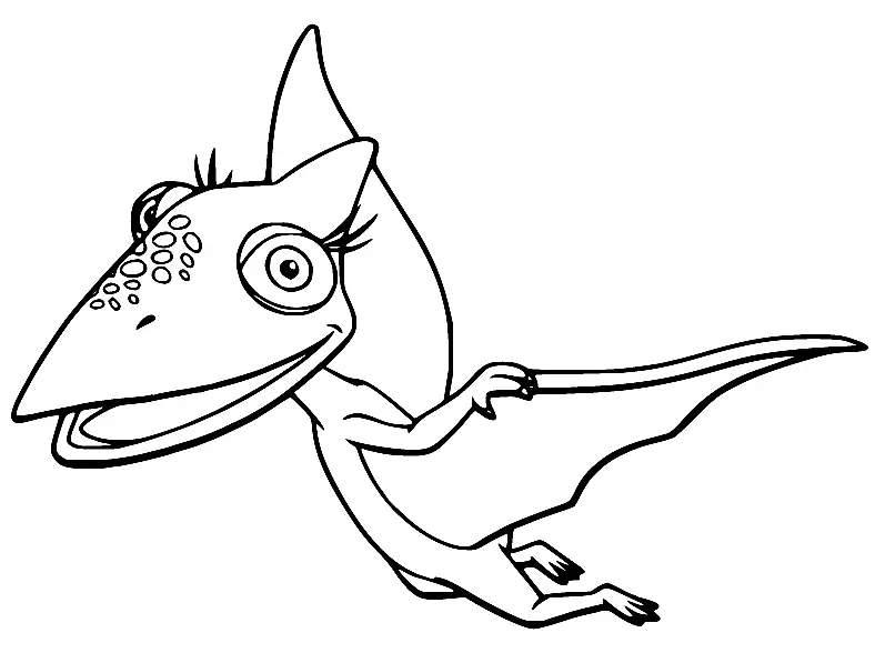 Tren Dinosaurios Para Colorear 55