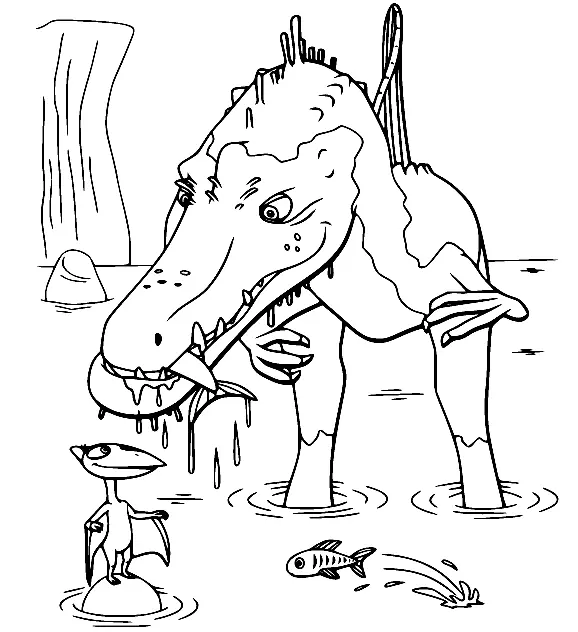 Dinosaurierzug Ausmalbilder 60