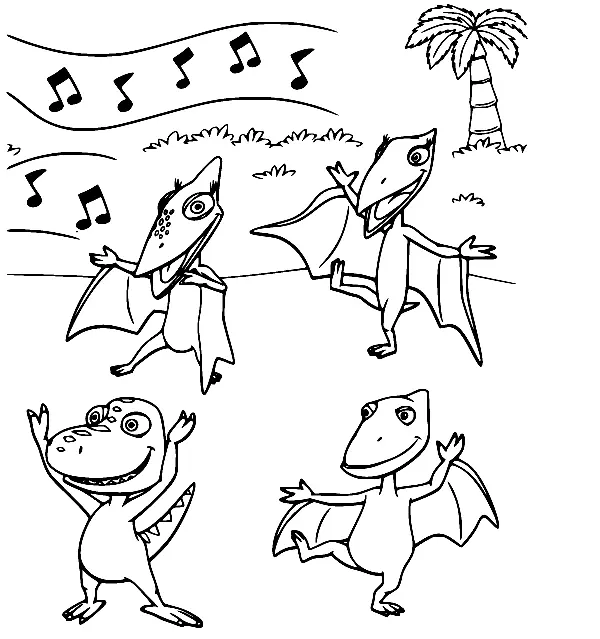 Dinosaur Train Coloring Pages 61
