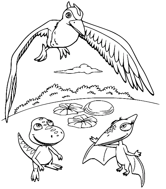 Desenhos de Dinosaur Train Para Colorir 62