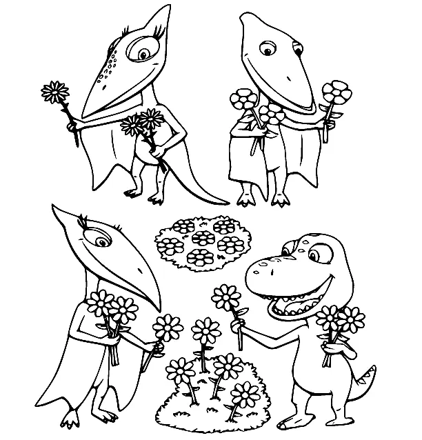 Desenhos de Dinosaur Train Para Colorir 67
