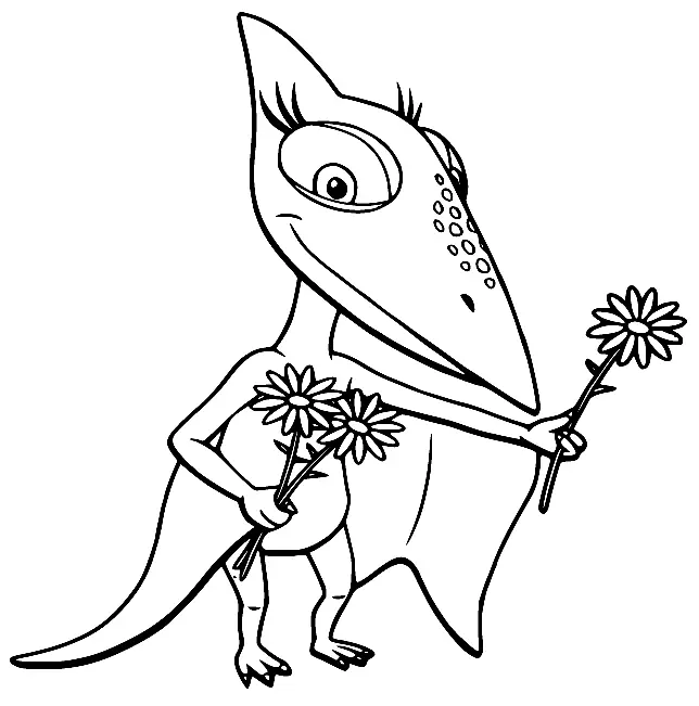Tren Dinosaurios Para Colorear 73