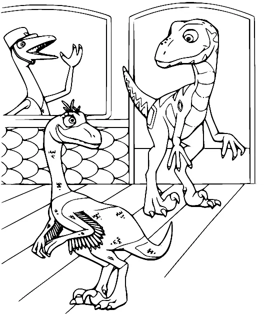 Dinosaur Train Coloring Pages 76