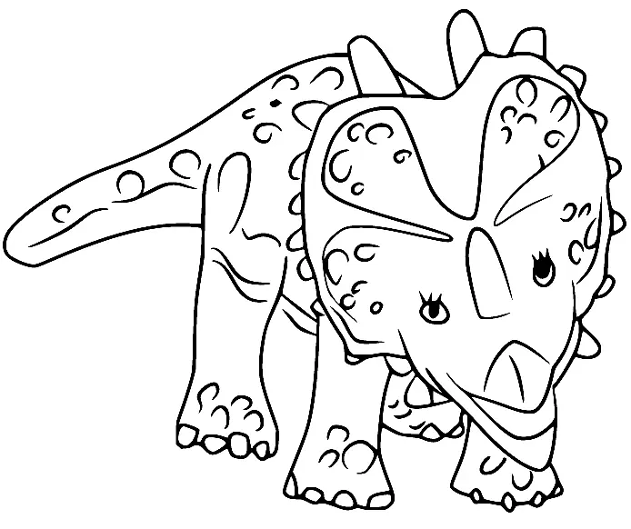Tren Dinosaurios Para Colorear 77