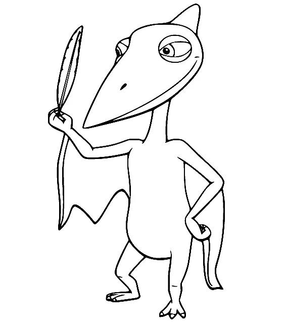 Dinosaurierzug Ausmalbilder 78