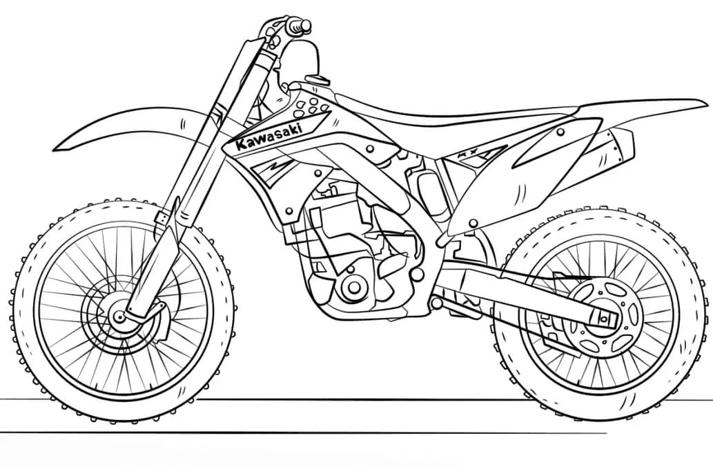 Motorrad Ausmalbilder 13
