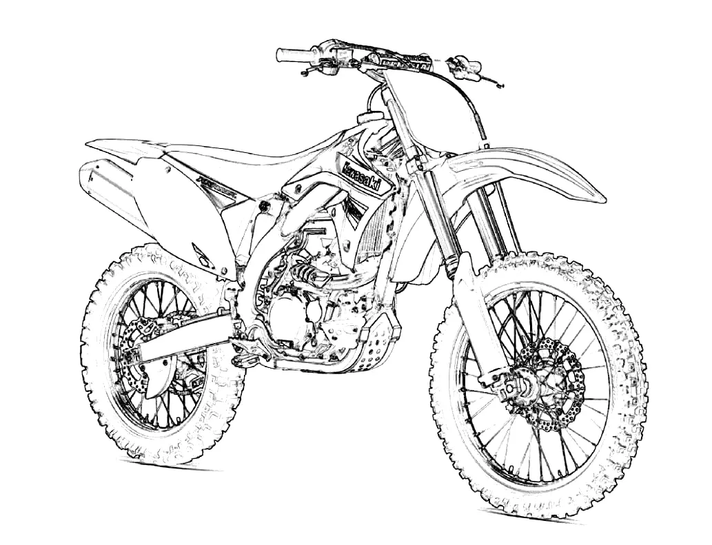 Motorrad Ausmalbilder 16