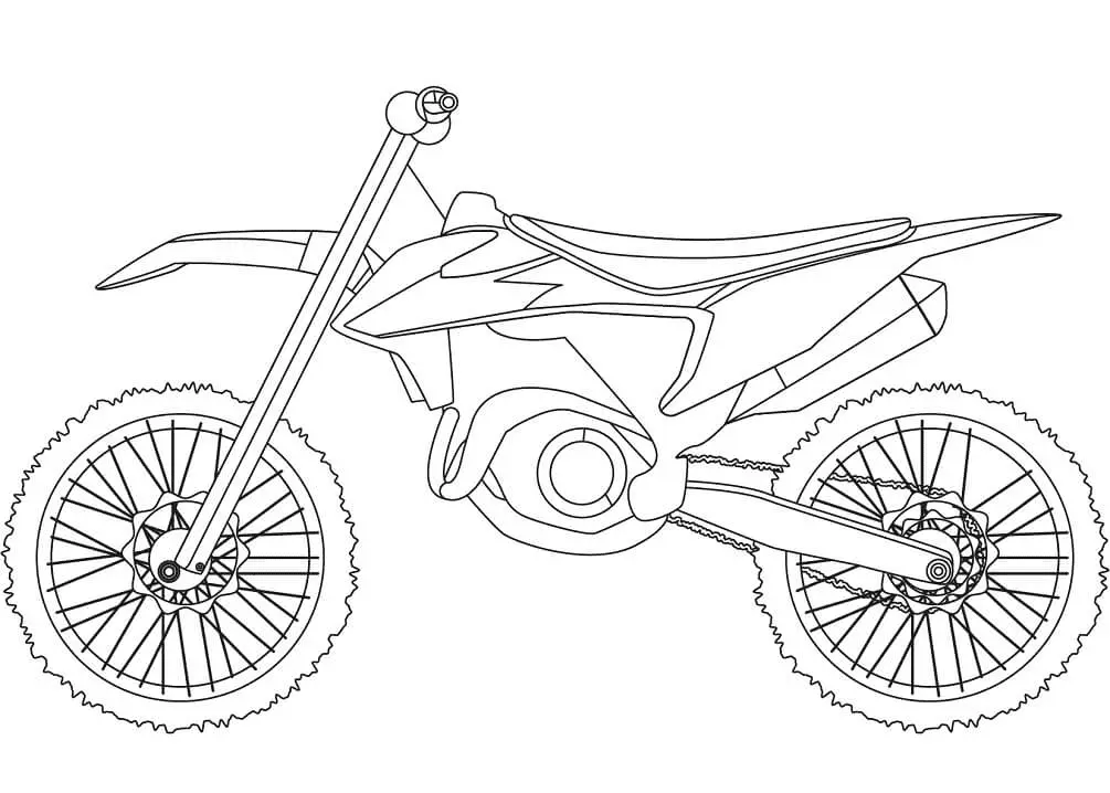 Motorrad Ausmalbilder 20