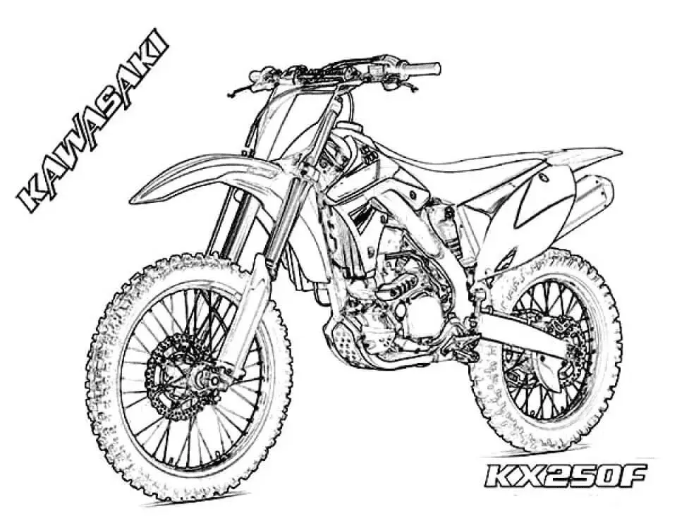 Motorrad Ausmalbilder 24