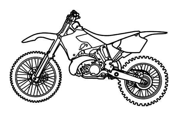 Motorrad Ausmalbilder 25