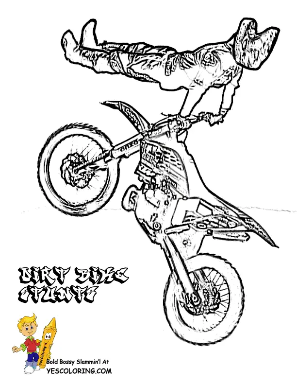 Motorrad Ausmalbilder 26