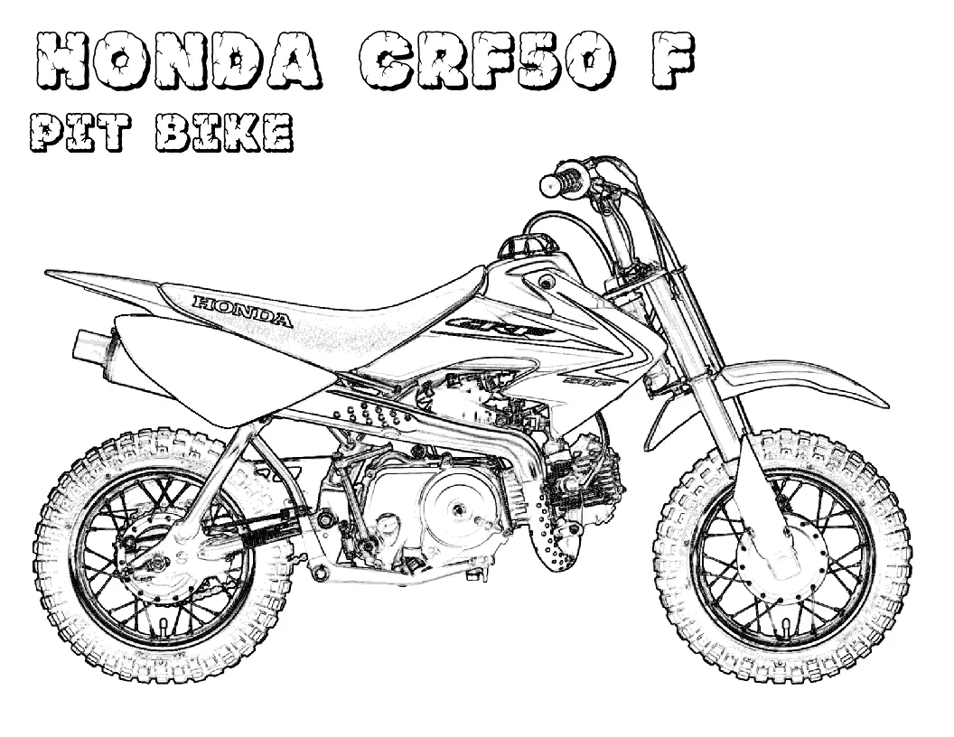 Motorrad Ausmalbilder 29