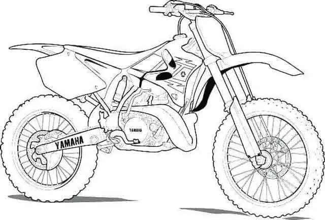 Motorrad Ausmalbilder 3