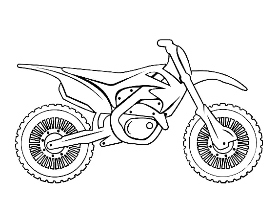Motorrad Ausmalbilder 30