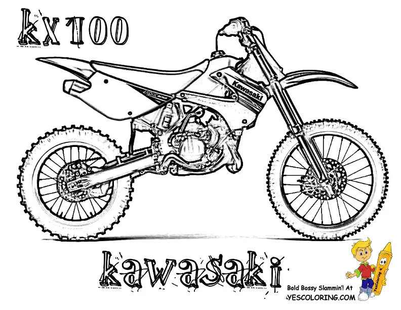 Motorrad Ausmalbilder 31